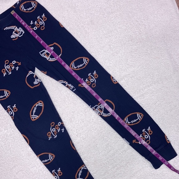 Carters navy blue snug fit cotton football pajamas size 10 boys - Picture 8 of 12
